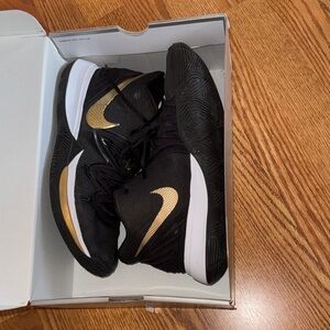 Nike Black and Gold Men's Kyrie 5’s